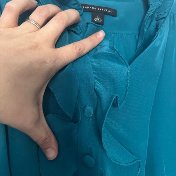 BANANA REPUBLIC | 00’s Vintage 100% silk dress size 10 - Picture 4 of 7